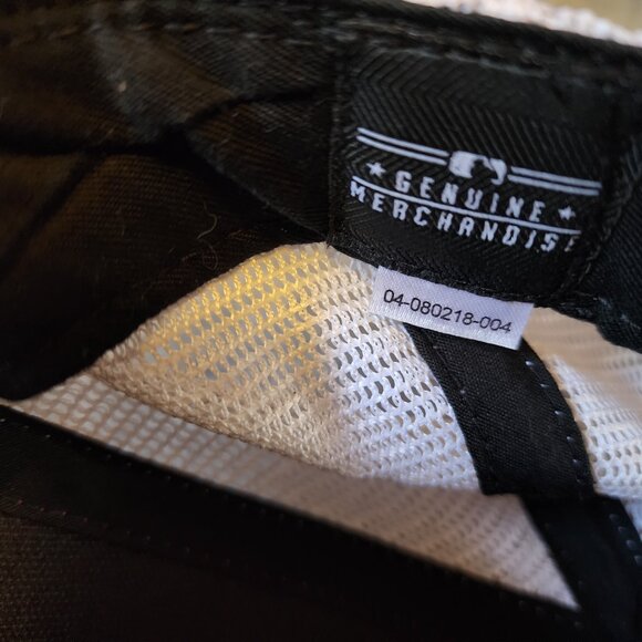 Girl's '47 Brand Pink/White Baltimore Orioles Heart Mesh Back Snapback Hat - Picture 9 of 9